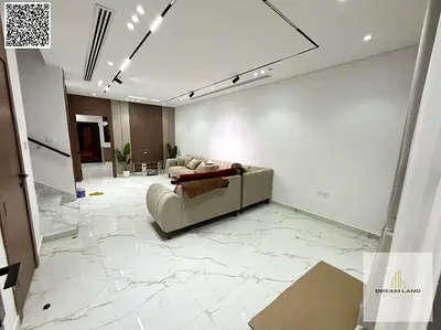 A villa on the main street, ready to move into, with all registration and ownership fees included, in one of Ajman's most prestigious areas. Freehold