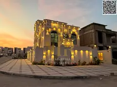 Luxury villa for sale in Al Helio 2 - Elegant design featuring 7 spacious bedrooms and ultra-luxurio