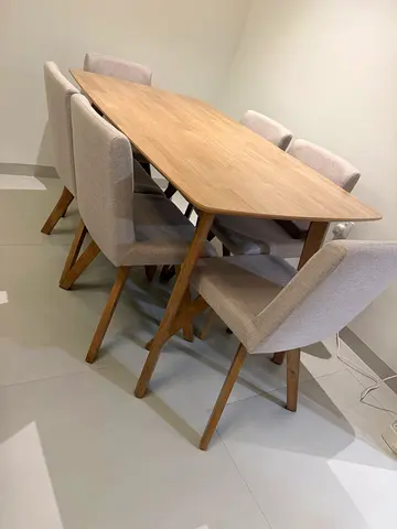 6 Seater Wooden Dining Set