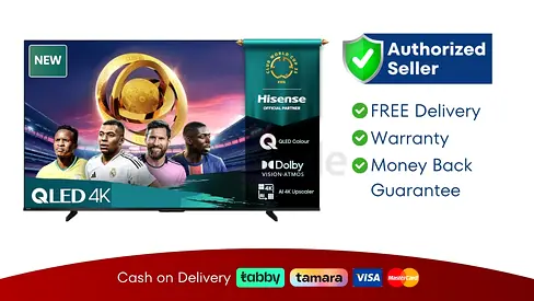 Hisense 100 inch TV Smart QLED 4K - New | Warranty | FREE Delivery | 95 98