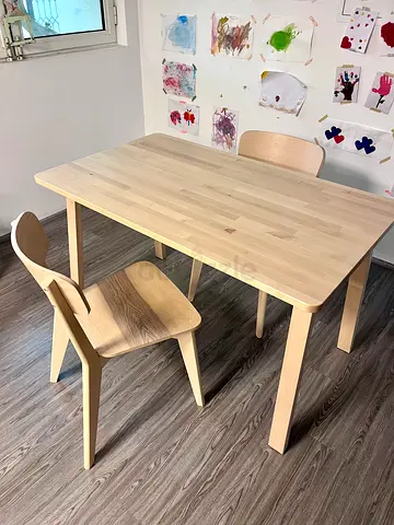Table and chairs LISABO