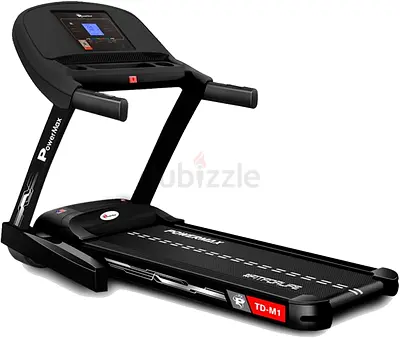 PowerMax Fitness TD-M1 6HP BLDC Motor Treadmill for Home | Max user 120kg, Top speed 14kmph, 2 level