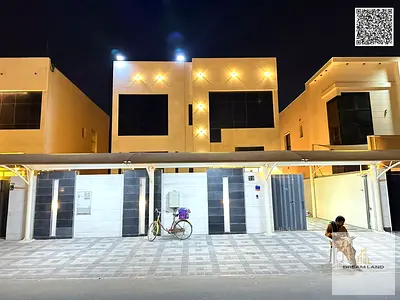 Villa in Al Zahia area, 4 bedrooms, includes electricity, water, and air conditioning. Freehold ownership for all nationalities and inheritance rights