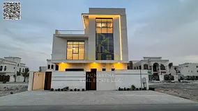 Luxury villa in the heart of Al-Aliya, with elevator, electricity, water, and air conditioning. Own