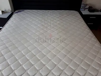 BED FRAME (King size), MATTRESS(Medical) and 2 SIDE TABLES