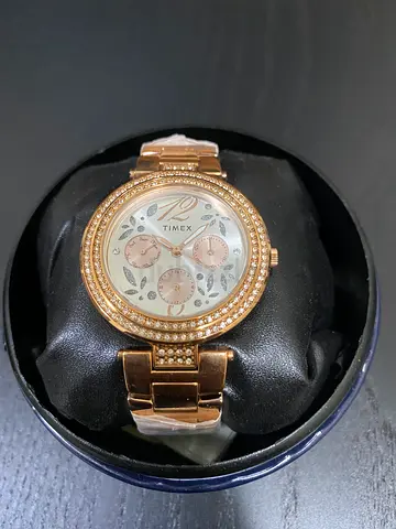 Timex Womens Rose gold-tone Watch