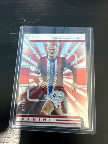 Erling Haaland Panini 07/50 Limited Edition Football Card (Sleeved)