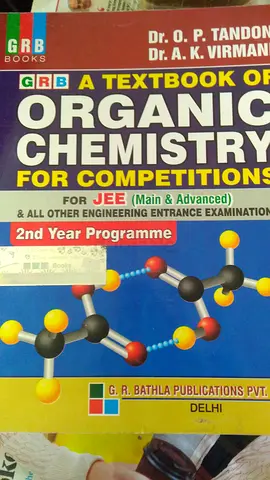 Organic chemistry JEE grade 12