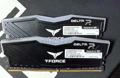 2x 8GB TeamGroup T-Force DDR4 RGB RAM sticks (Delta R) - used