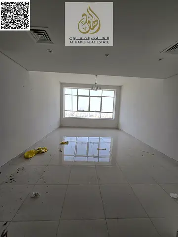 غرفتين وصالة + 2 بلكونة + خزائن بالحائط + مطبخ كبير + باركن داخل التاور + تكييف مجاني | الراشدية 3 – عجمان | على شارع الشيخ خليفة بجوار جراند مول وقري