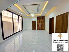 Luxury villa for sale in Al Amerah, Ajman, 4 bedrooms, modern design, 3,014 sq ft, high-quality fini
