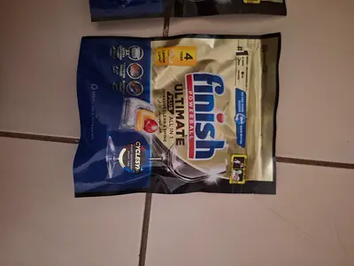 Only 5 packet left Finish Powerball Ultimate Dishwasher Tablets - Pack of 4 (unopened)