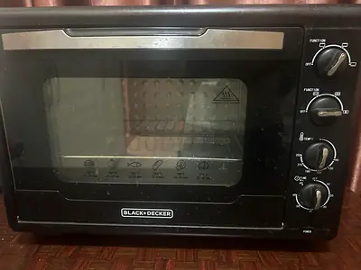 Black+Decker countertop oven (toaster oven) — used, working