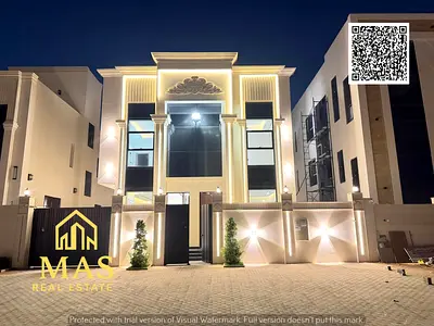 🏡 فيلا فاخرة للبيع | 5 غرف ماستر | رووف مع برقولة | واجهة حجر بالكامل | تملك حر لجميع الجنسيات