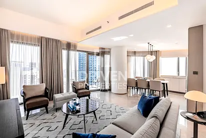 Fully Furnished | High Floor | Burj and Sea View