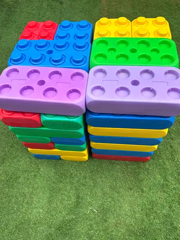 Jumbo Blocks set for kids colorful building development - 44 pcs set - urgent sale