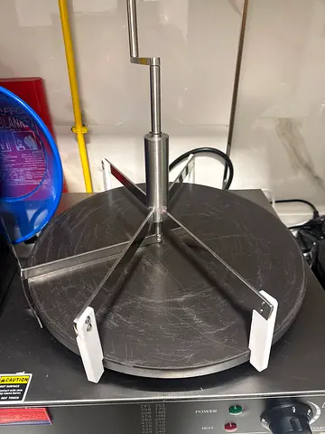 Crepe spreader stainless steel