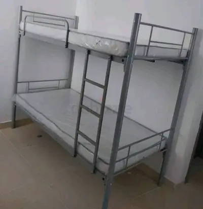 Brand new Single size metal bunk bed with medical mattress available
