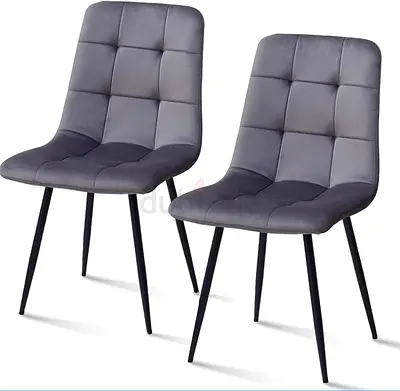 ✨50%Off from Amazon Set of 2 Luxury Modern Velvet Dining Chairs - Chic  Sturdy!