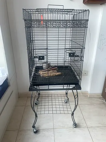 Large Bird Cage with Stand