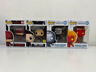 Collection of Funko Pop Figures