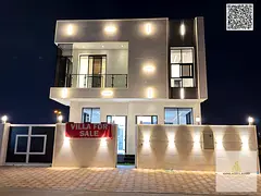 A luxurious villa with a modern design and exceptional spaces in Al Yasmin, featuring high-end finis