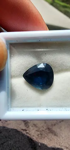 4ct natural teal sapphire blue green 💚