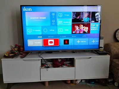 ****URGENT **** DISCOUNTED PRICE Ikon Smart LED TV — Working, wall-mounted