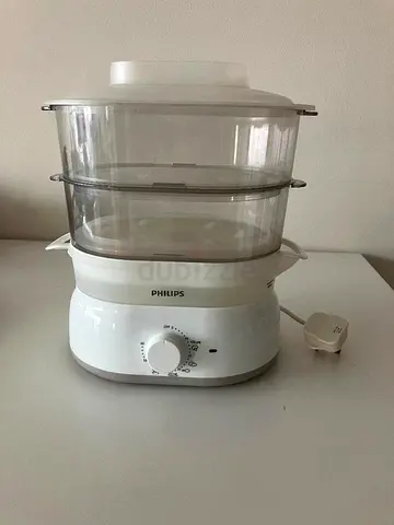 Multifunctional Philips Collection Steamer 900W HD9115 White/Beige