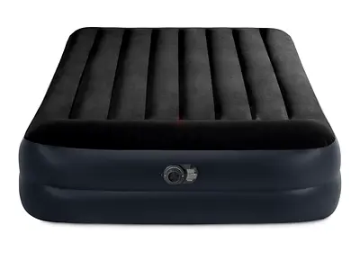 Black Inflatable Air Mattress — Comfortable  Compact