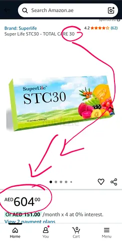 SuperLife STC30 Total Care - 30-day Box (STC30)