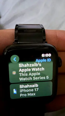 My Apple Watch Series 5 — used, working (black strap)