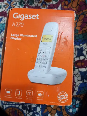 Gigaset A270 cordless landline phone - good working condition