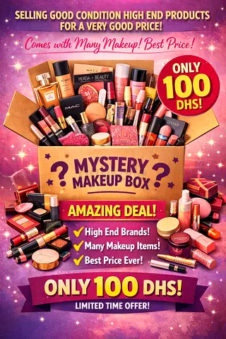 My Mystery Makeup Box — Assorted High‑End Makeup (100 AED)