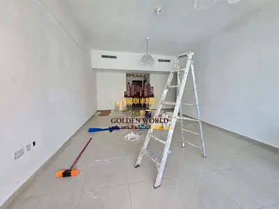 3BR apartment in Al Qasimia, Sharjah. Master, maid room, 4 baths, balcony, spacious kitchen, free AC, gym, pool & parking. Prime area, easy Dubai acce