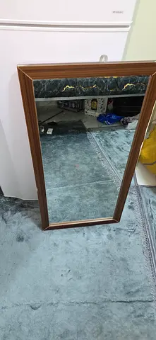 Elegant Full-Length Mirror with Wooden Frame