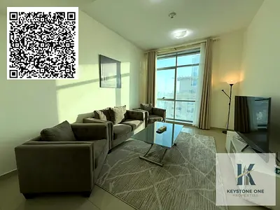 شقة مفروشة بغرفة نوم واحدة مع إطلالة على البحر للإيجار الشهري – كورنيش عجمان