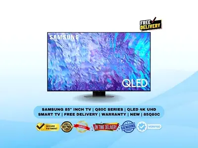 Samsung 85 Inch TV | Q80C QLED TV | 4K UHD Smart TV | Free Delivery | Warranty | New | 85Q80C
