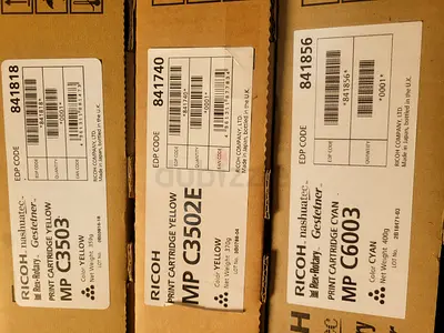 URGENT SALE – Original Ricoh Toner (Genuine) A bulk set of original Ricoh printer toners is avail