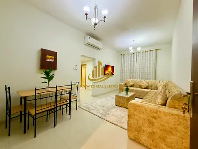Two bedrooms and a spacious living room for monthly rent, all-inclusive and fully furnished.