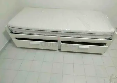 Ikea bremenes bed with mattress 2