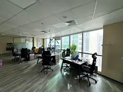 Ready Office | Furnished &amp; Partitioned | High Floor | Near Metro