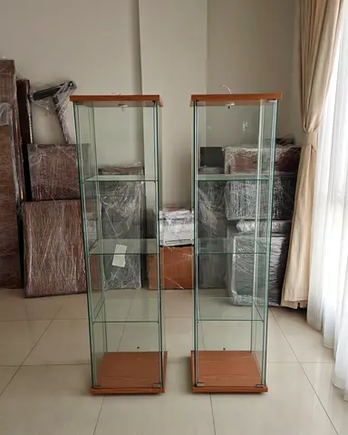 Fancy luxurious glass cabinet