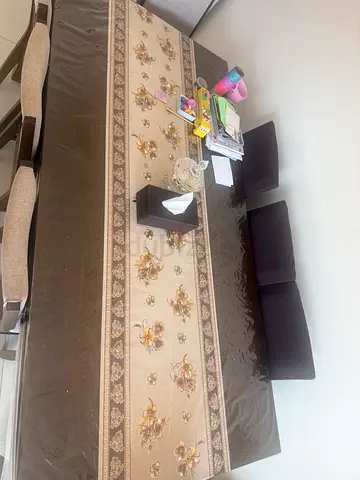 8 Seater Dining Table with Chairs - excellent Condition