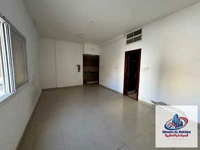 A luxurious two-bedroom apartment with a living room, very excellent spacious area, central air conditioning, central gas, and built-in wardrobes.