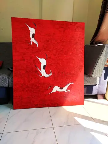 Hand painted painting 100*120 cm
