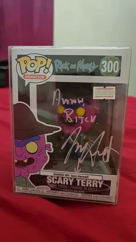Signed Scary Terry Funko Pop #300 (Rick  Morty) - Signed by Jess Harnell