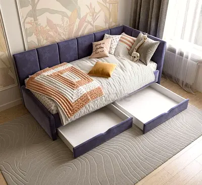 Cozy Upholstered Daybed with Storage – Perfect for Relaxing  Napping