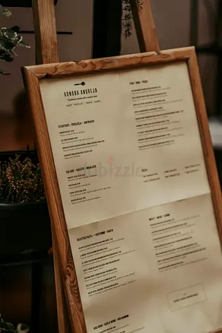 Restaurant Menu Photography Service