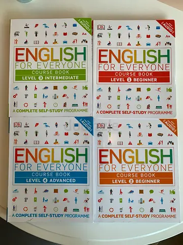 English for everyone 4 books levels